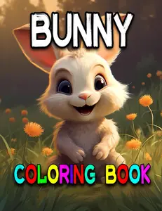 Bunny Coloring Book: 85 Bunny's Coloring Pages for Teens and Adults