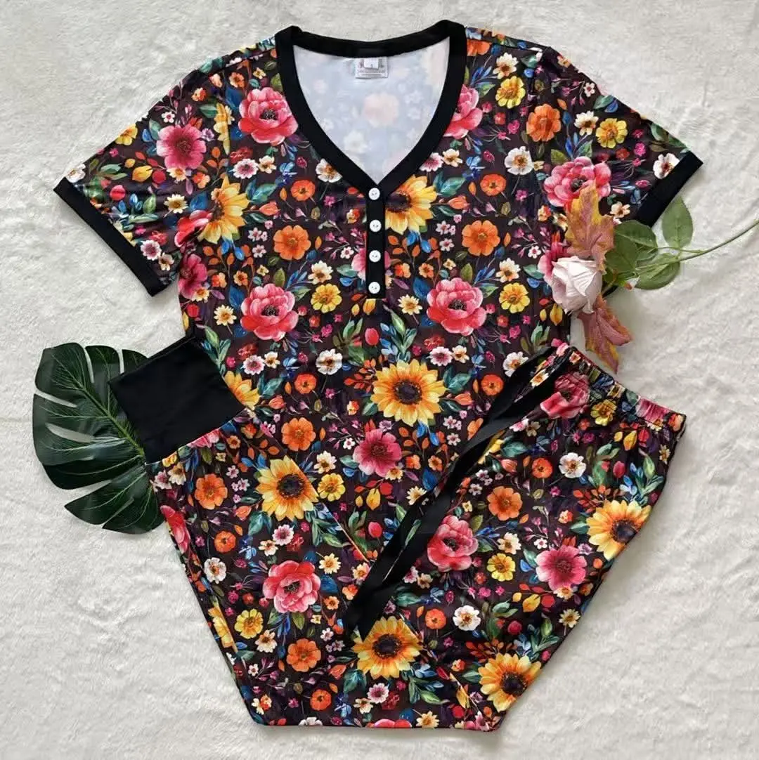 Fall Floral Shirley Jogger PJ Preorder