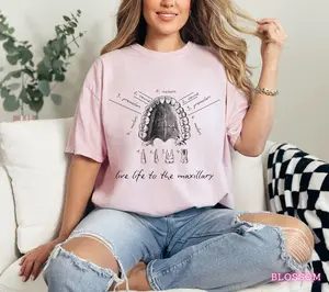 Dental Anatomy Sweatshirt – Tooth Hygiene Sweater for Hygienists & Assistants