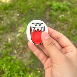 Ghost Worry Stone | Fidget Anxiety Relief |  Stress Relief Pocket Stone