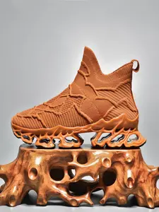 Men's Fashionable Patchwork Design Lace Up Sneakers, Casual Comfortable Breathable Sports Running Shoes, Male All-match Round Toe Shoes for Daily Wear, Outdoor Running Shoes, Athletic Running Shoes