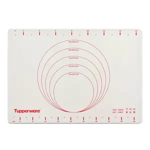 Tupperware Silicone Wonder Mat Non-Stick Baking & Pastry Sheet with Measurement Guides Heat-Resistant Microwave Safe 11.5x16.5 inches Dual-Purpose Design