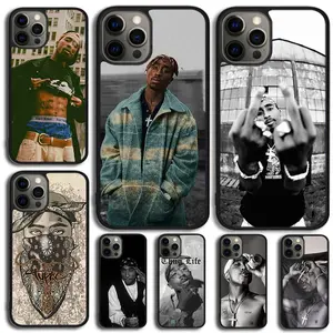 Tupac 2Pac Amaru Shakur Protective Phone Case for iPhone 17 14 15 16 13 12 Max Cover for Apple 11 Pro Max Shockproof Casing