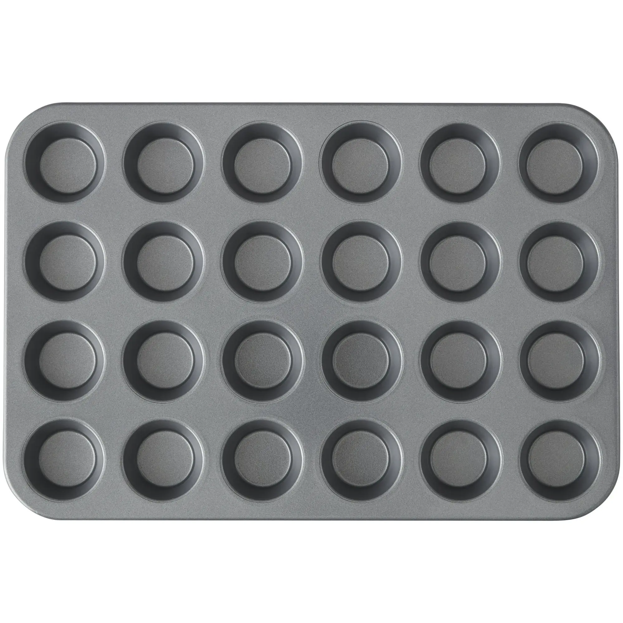 Wilton Bake It Simply Non-Stick 24-Cup Mini Muffin Pan Cupcake Tin 14.65" x 9.9" x 0.8"