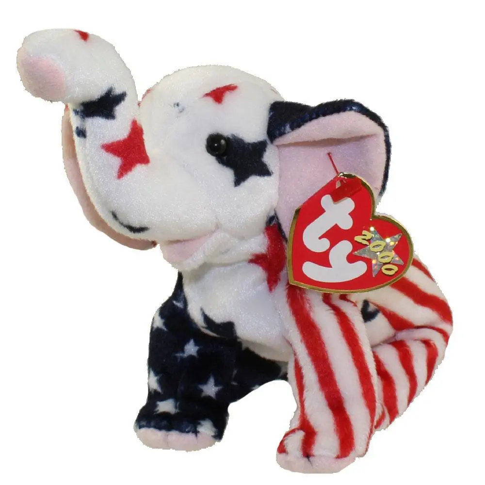 TY Beanie Baby - RIGHTY 2000 the Elephant (6.5 inch) (2000) MWMTs