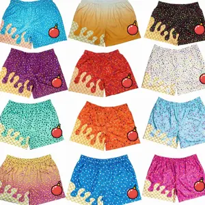 Matching Ice Cream Drip Mesh Shorts - Breathable & Comfortable Activewear for Youth & Adults