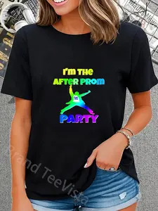 100% Cotton I'm The After Prom Party Funny 80s Prom Shirt T-Shirt