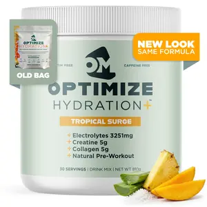 OPTIMIZE MINERALS Optimize Hydration+ Electrolyte Supplement with Magnesium & Creatine for Muscle Strength Performance & Recovery OPTIMIZE MINERALS Optimize Hydration+ Electrolyte Supplement with Magnesium & Creatine for Muscle Strength Performance & Recovery