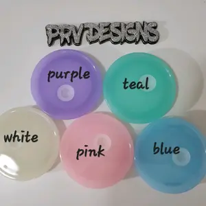 Plastic Glass can lids