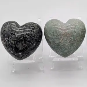 Medium Puffy Hearts| Comes in 2 different materials| stand included