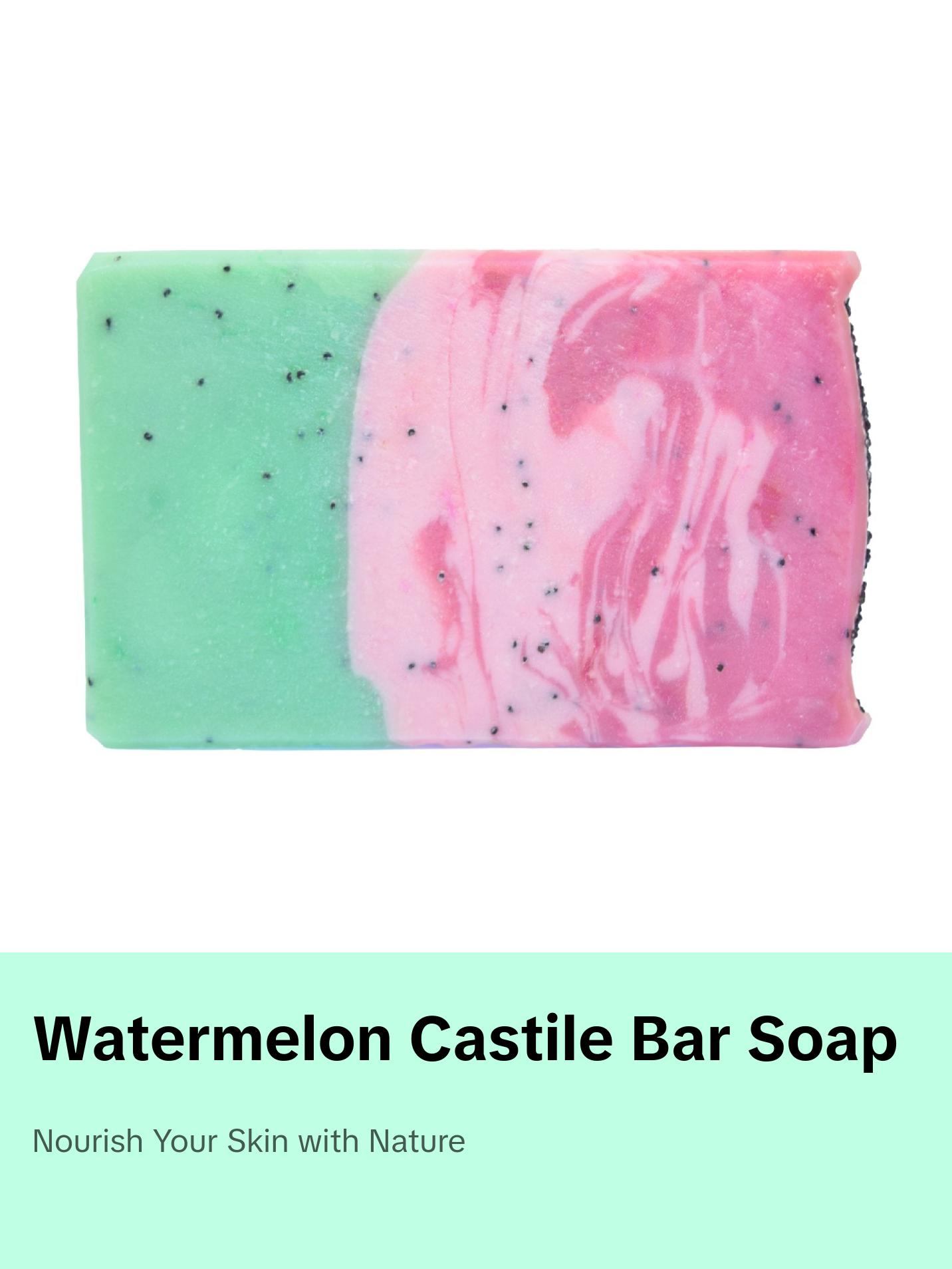 Bar Soap | Castile Soap | Natural Soap | Fragrance Oil Soap | Watermelon Fragrance