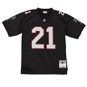 [LGJYCP18051-AFABLCK92DSA] Mens Mitchell & Ness NFL Legacy Jersey Falcons 1992 Deion Sanders