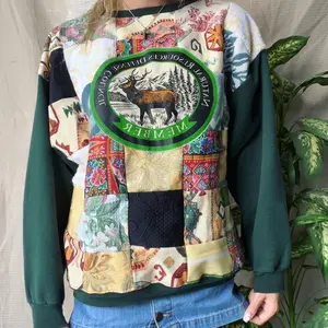 Wildlife Patchwork Sweatshirt
