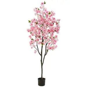 Nearly Natural 6 Ft. Cherry Blossom Artificial Tree