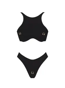 2026 new women’s two-piece bikini swimsuit set, fashionable casual vacation hoop bikini, casual beach set swimwear for pool parties