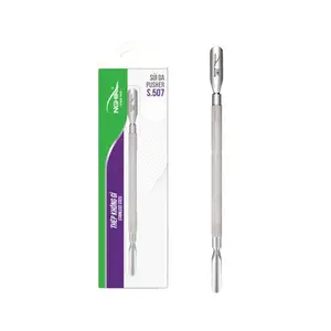 NGHIA S-507 Stainless Steel Cuticle Pusher – Double End Professional Nail Tool
