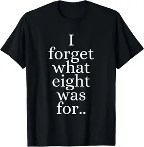 100% Cotton Funny Violent I Forget What 8 Was For Kiss Off Femmes Fans T-Shirt