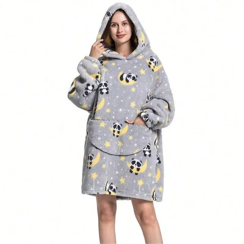 Oversized blanket hoodie, soft and wearable giant sports shirt with sleeve pockets, casual neutral winter clothing, Halloween, women's clothing Oversized blanket hoodie, soft and wearable giant sports shirt with sleeve pockets, casual neutral winter clothing, Halloween, women's clothing