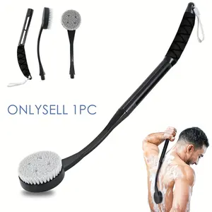 Long Handle Shower Back Brush, Detachable Adjustable Length, Gentle Exfoliating, Body Back Scrubber, Best Gift, Arc-Shaped Bath Brush, Shower Bath Tool