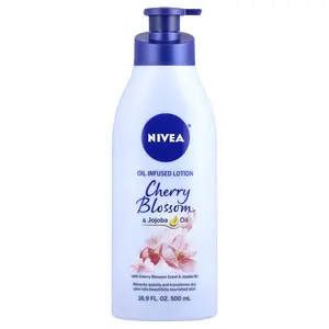 Nivea Oil Infused Lotion, Cherry Blossom & Jojoba Oil, 16.9 fl oz (500 ml)