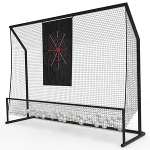 10x7.5FT Golf Hitting Net 2026 new  for Backyard - Heavy Duty Driving Practice Net for Real Balls with Target Cloth & Side Barriers, Indoor/Outdoor Garage Portable Swing Chipping Training Nets
