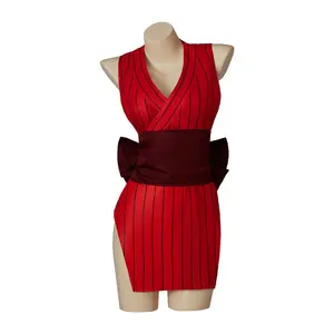 Demon Slayer Corps Uniform Costume - Tengen Uzui & Wives Edition Red Dress