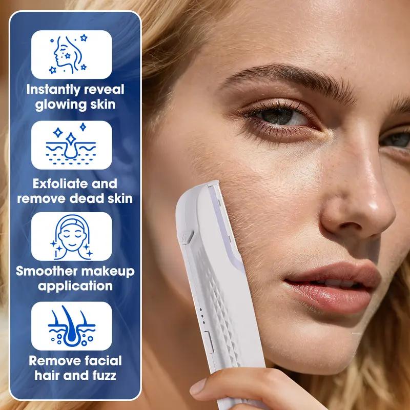 Women's Electric Shaver & Body Hair Trimmer, Portable Painless Razor for Legs, Armpits, and Bikini Area, 6-in-1 Grooming Kit with LED Light, Essential for Home and Travel