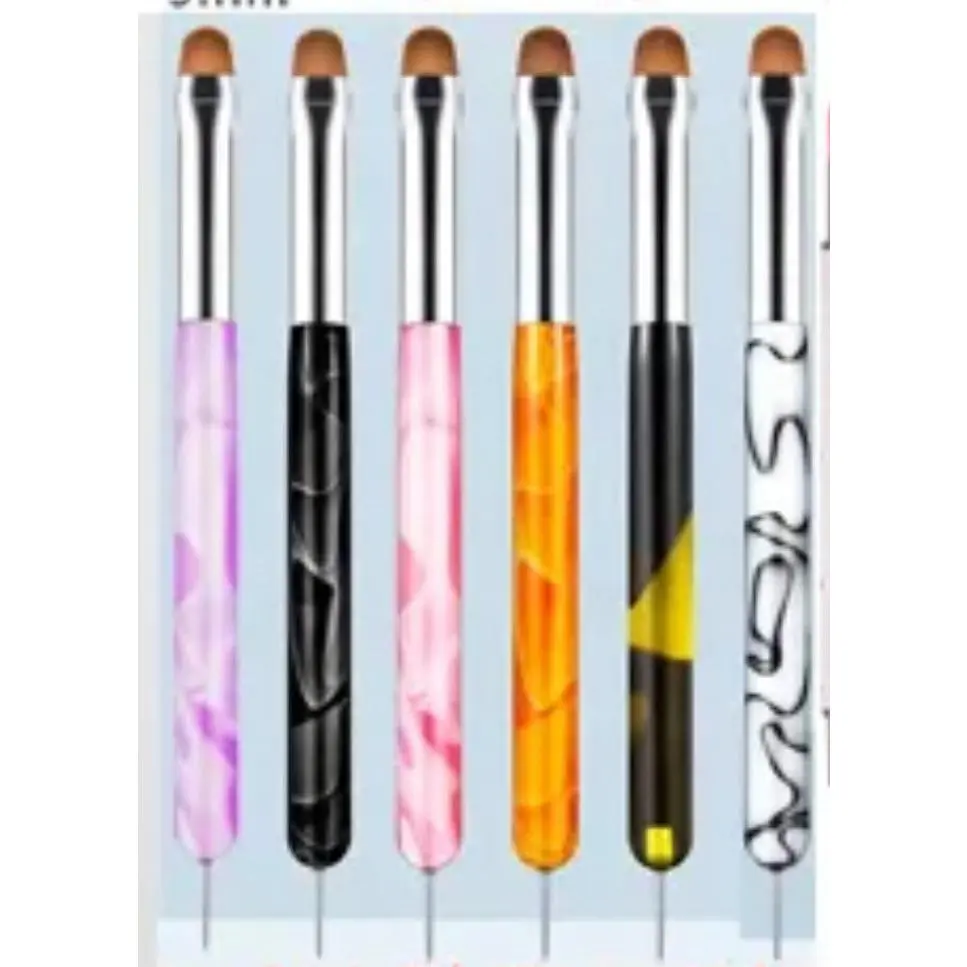 Professional 2-Way French Nail Art Brush, Manicure Supplies, Nail Care Manicure & Pedicure Tool