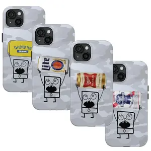 Beer And Drink Doodlebob Collection Phone Cases Phone Cover Hard Case Tough 2-piece Phone Case