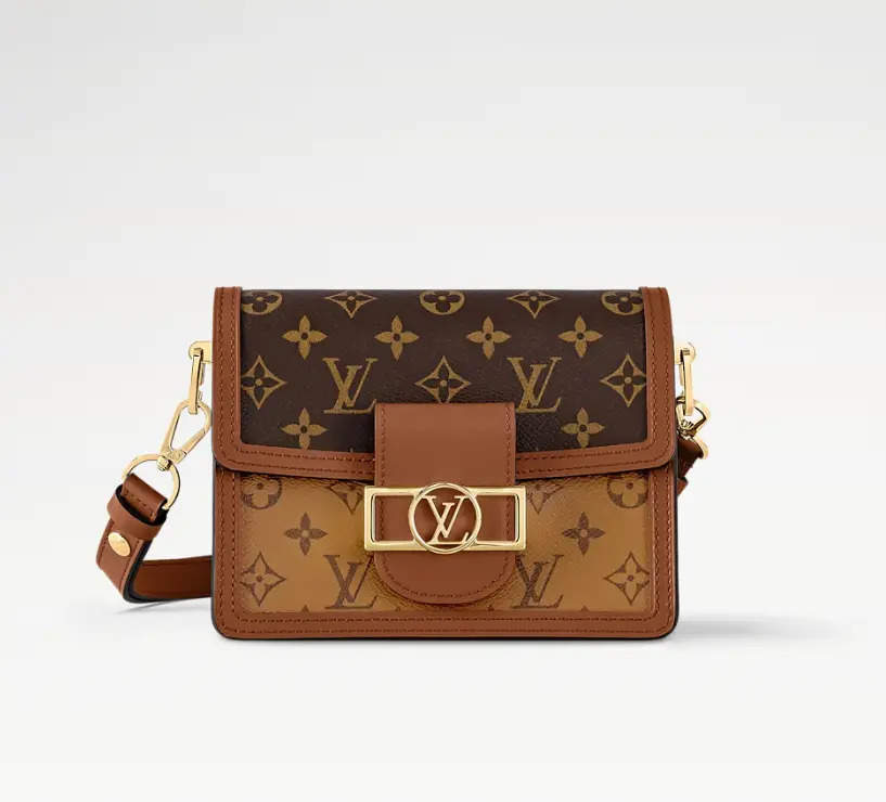 Pre-owned Louis Vuitton canvas Crossbody Bags Dauphine mini [ Vault ]