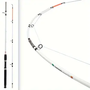 2 Sections Slow Jigging Rod 1.65m-2.4m/5.4ft-7.9ft Glass Spinning Boat Rod