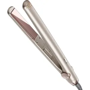 Flat Iron Hair Straightener - Titanium Hair Straighteners for Women, 1 Inch Professional Travel Flat Iron, Portable Straightener and Curlers with 10s Heat Up, 32 Temp, Dual Voltage & LED Display