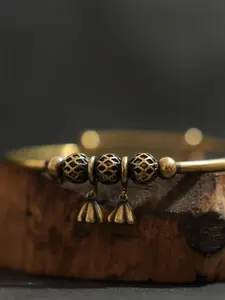 Vintage Bell Charm Bracelet, Hollow-Out Beads, Musical Ringing Sound, Boho Tribal Jewelry, Unique Accessory for Stylish Looks, Beaded Bracelet, Boho Style Jewelry