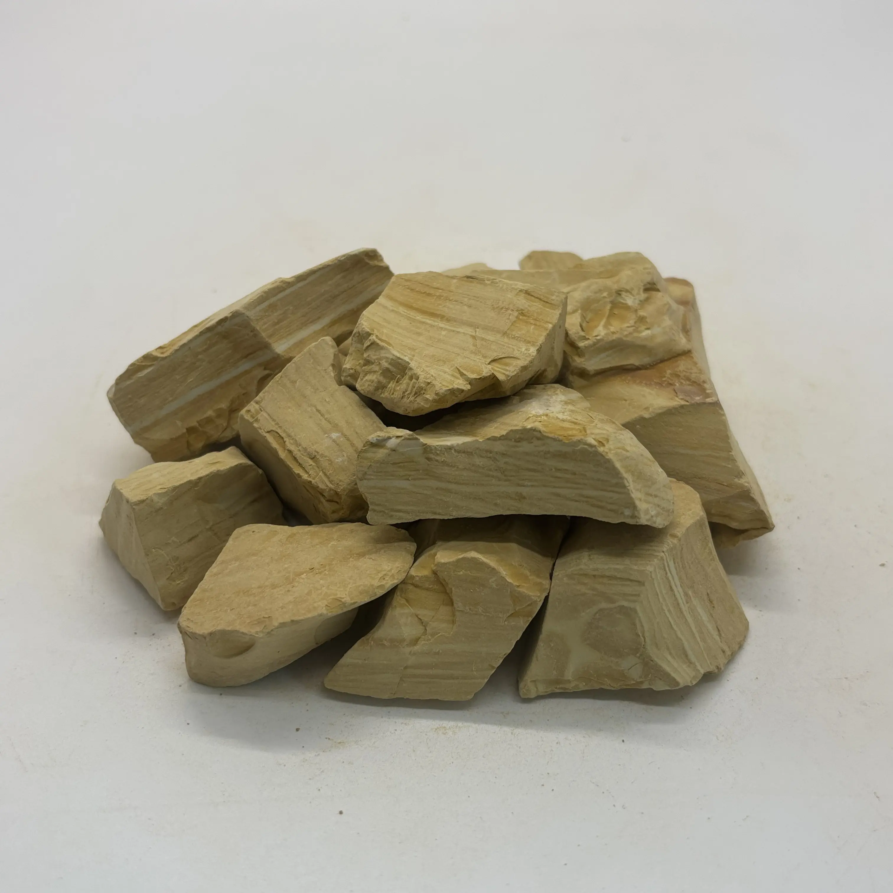 200g/7oz Cosmetic Grade Layered Yellow Kaolin Chunks, 100% Natural Additive-Free Edible Raw Blocks for Home Improvement & Garden Soil Use, Natural Clay