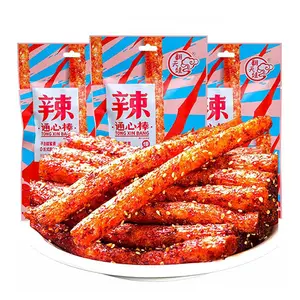 TXDYNLLK Latiao Spicy Strips 3 Packs Latiao Spicy Gluten Classic Chinese Special Snack Food, Vegan, , , 68g/2.39 Ounces per Pack (Pack of 3)