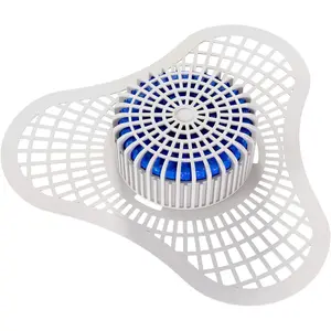 Urinal Screen Deodorizer (12 Pack) with Urinal Cakes Ocean Breeze Scent, Anti-Splash Urinal Deodorizer