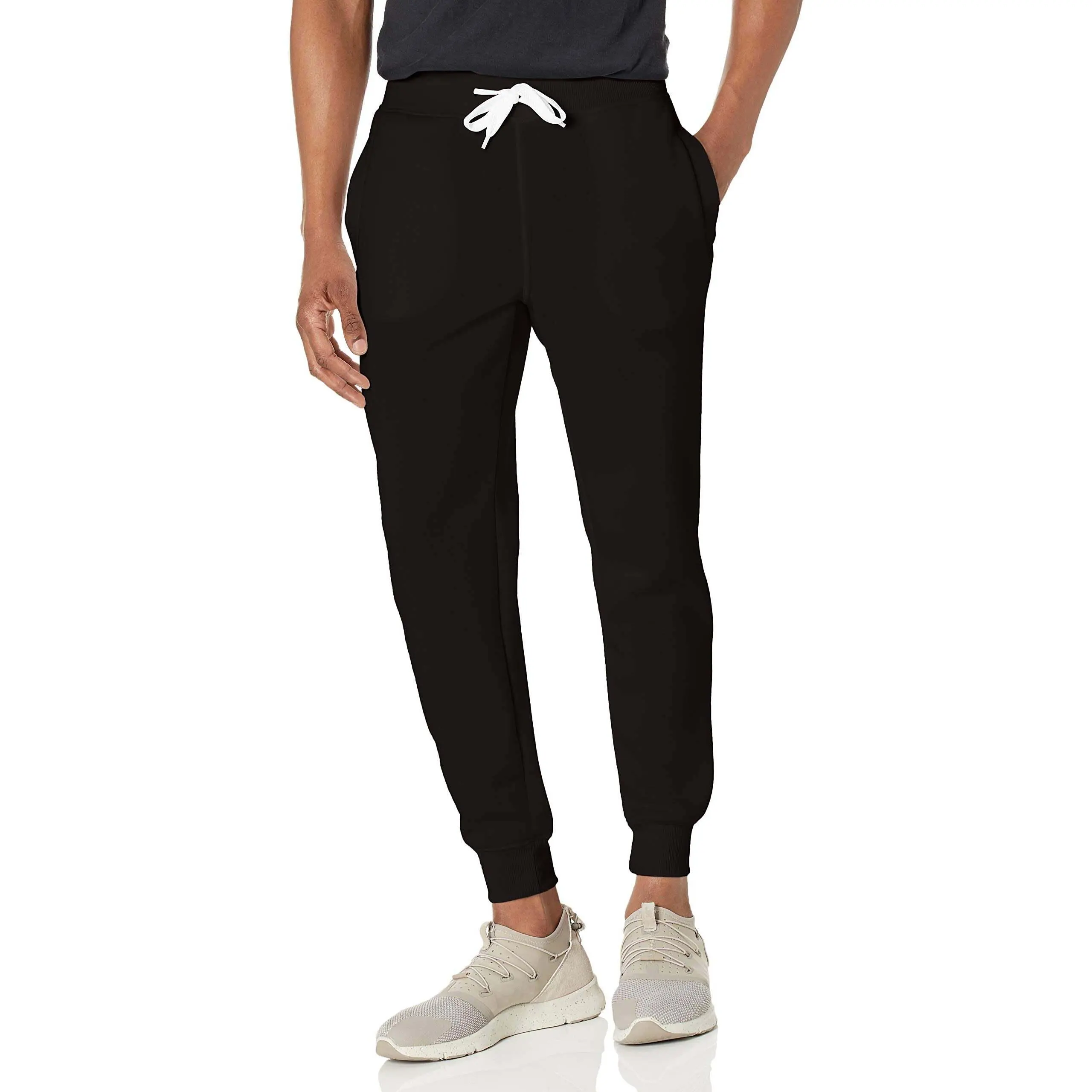 Southpole Men's 1570 Basic Active Fleece Jogger Sweatpants 4X-Large Big Black