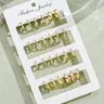【Black Friday】Fashionable Rhinestone Decorated Hoop Earrings Set, Fashion Jewelry for Party & Daily Wear, Trendy Versatile & Exquisite Jewelry for Birthday Gift, Earring Stacking Set