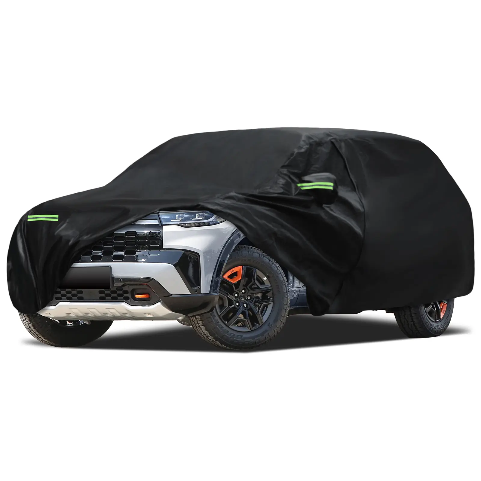 Car Cover Custom Fit for Ford Explorer 1995-2025, Migaven Waterproof Full Exterior Cover Sun Rain Protection with Door Zipper Black summerwins