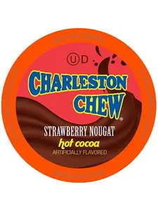 Two Rivers Coffee Charleston Chew Strawberry Hot Cocoa Pods - 40-Count