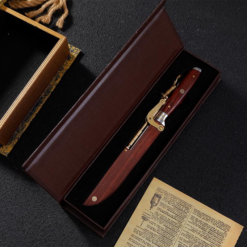 Household fruit knife, wooden handle style, stainless steel knife