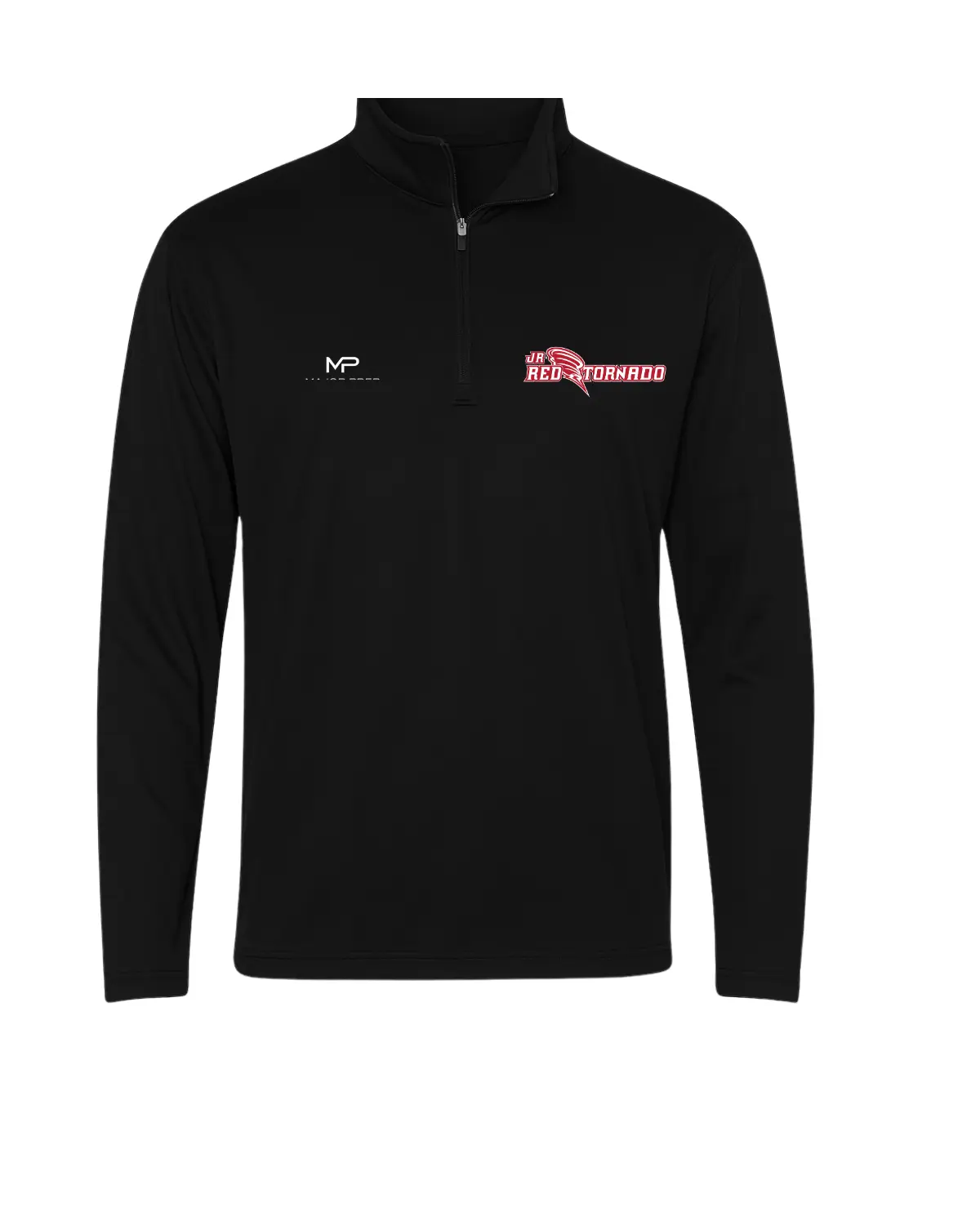 Jr Red Tornado Quarter Zip Pullover