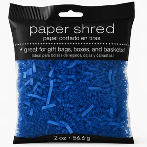 Kiwi Green Crinkle Paper Shreds for Gift Wrapping, 2 oz