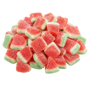 Watermelon Wedges Sour Gummy Candy | 16 oz (1 LB) Bag of Gummies | Soft & Chewy | Bulk Candy