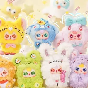Babythree-weirdly adorable Mystery Boxes Bag Pendant Bunny Plush Dolls Soft Collectibles Hidden Style 1 Hidden Probability:1/96