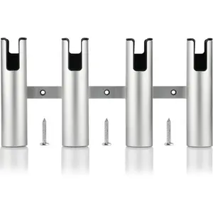 Aluminum Fishing Boat Rod Holder,3/4 Link Tube Aluminum Rod Rack, Suit  & Yacht ,