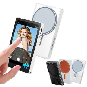 Modofo Magnetic Phone Vlog Selfie Monitor Screen,  Sound Supported, 1080P Wireless Recording, Using Phone Rear Camera for Selfie Vlog Live Stream TikTok, Compatible with iPhone 17, iPhone, Android(Support 4K 30fps Wired Recording)