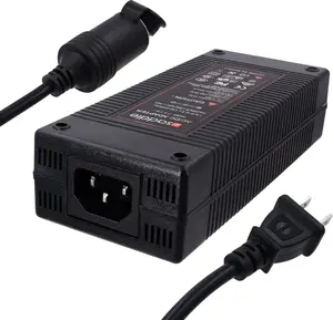 110V AC to 12V 10A DC Power Converter - 110V-240V Wall Plug to 12V Car Cigarette Lighter Socket Transformer with Built-in Fan for Car Vacuum Air Compressor Fridge Power Supply Adapter 120W