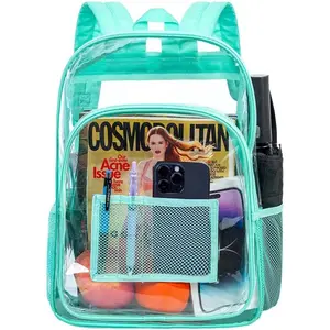 Clear Backpack, Heavy Duty Transparent Bookbag, See Through Backpacks for Women Men | Heavy Duty