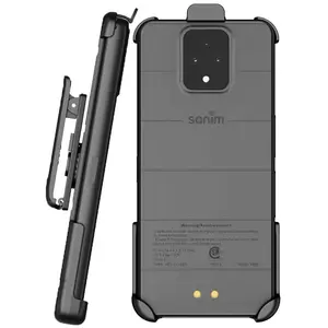 Holster for Sonim XP Pro 5G, Nakedcellphone [Rotating/Ratchet] Belt Clip Holder Case with Secure Latch for X800 Phone (2024) - Black